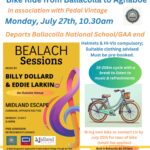 Bike Ride from Ballacolla to Aghaboe Monday 27th July