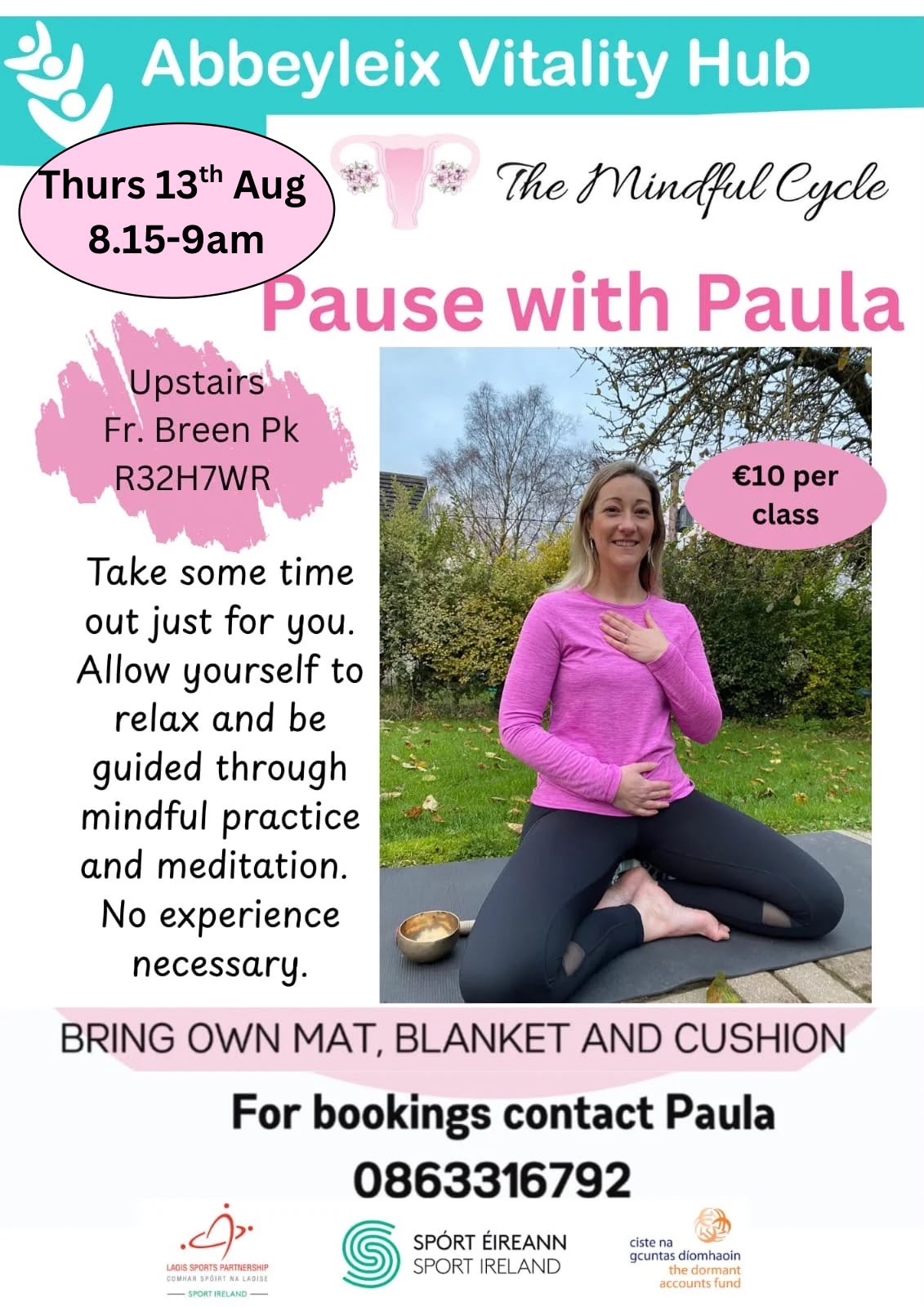 Pause with Paula - Time for Yourself - Morning Event