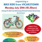 Bike Ride to Vicarstown*  - Monday July 20th (10:30am)